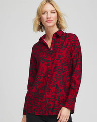 Chico's | No Iron™ Vinstra Scrolls Shirt