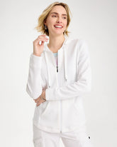 Chico's | Zenergy® Beach Slub Zip-Front Hoodie