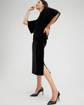 Chico's | Travelers™ Velvet Midi Skirt