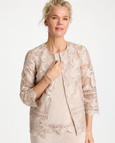 Chico's | Travelers™ Collection Scallop Lace Jacket