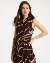 Chico's | Travelers™ Zebra Knit Wrap Top