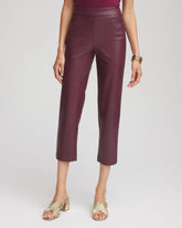 Chico's | Faux Leather Brigitte™ Pull-On Cropped Pants