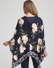 Chico's | Asymmetrical Convertible Sweater Poncho