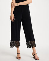 Chico's | Travelers™ Lace Trim Cropped Pants