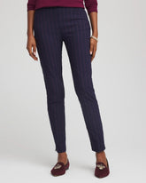 Chico's | Pinstriped Brigitte™ Slim Pull-On Ankle Pants