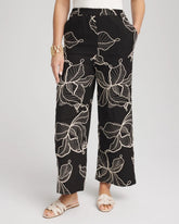 Chico's | Embroidered Wide-Leg Cropped Pants
