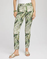 Chico's | Brigitte™ Slim Ankle Palm-Print Pants