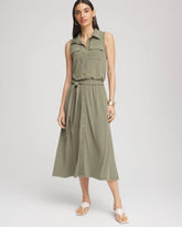 Chico's | Travelers™ Knit Sleeveless Shirtdress