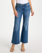 Chico's | Girlfriend Frayed Flared Jeans
