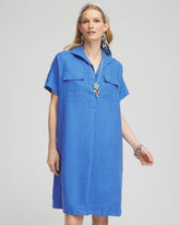 Chico's | High-low Linen Shirtdress