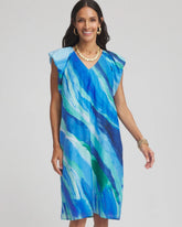 Chico's | Cotton-Silk Voile Popover Dress