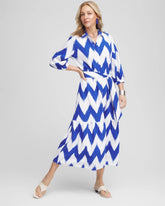 Chico's | Chevron Striped Shirtdress