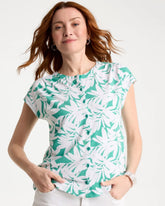 Chico's | Refined Palm Button Tee