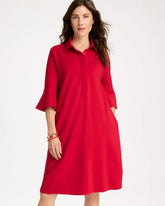 Chico's | Ponte Knit Flounce Sleeve Dress