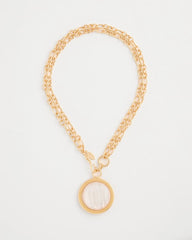 Chico's | Reversible Swan Pendant Necklace