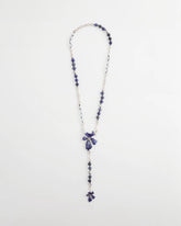 Chico's | Blue Flower Long Y-Necklace