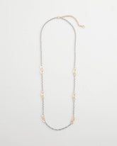 Chico's | Mixed Metal Link Long Necklace