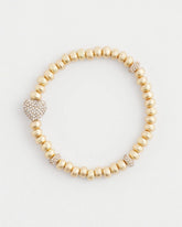 Chico's | Gold Heart Stretch Bracelet