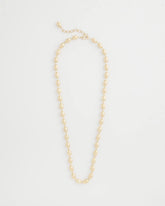 Chico's | Gold Bead Long Single Strand Necklace