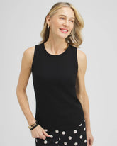 Chico's | Ribbed High Neck Tank