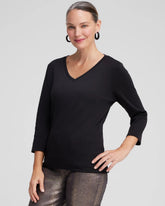 Chico's | 3/4 Sleeve V-Neck Tee