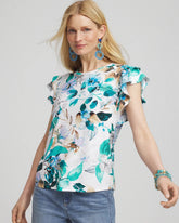 Chico's | Touch of Cool™ Flutter Sleeve Tee