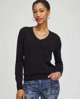 Chico's | Relaxed V-Neck Cashmere Sweater
