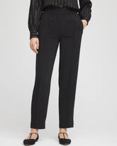 Chico's | Crepe Side-Zip Tapered Ankle Pants