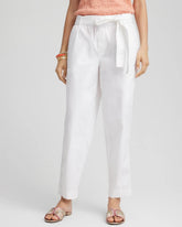 Chico's | Poplin Pull-On Tapered-Leg Cropped Pants