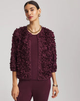 Chico's | Travelers™ Collection Textured Rosette Jacket