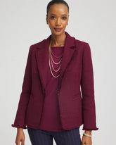 Chico's | Tweed Fringe Blazer