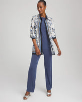 Chico's | Travelers™ Collection Paisley Mesh Shirt Jacket