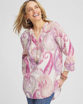 Chico's | No Iron™ Multi Paisley Linen Tunic