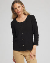 Chico's | Textured Scoopneck Cardigan