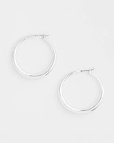 Chico's | Cassie Silver-Tone Hoop Earrings