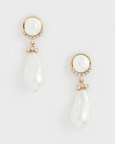 Chico's | Faux Pearl Drop Earrings