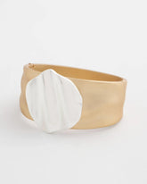 Chico's | Mixed Metal Crinkle Cuff