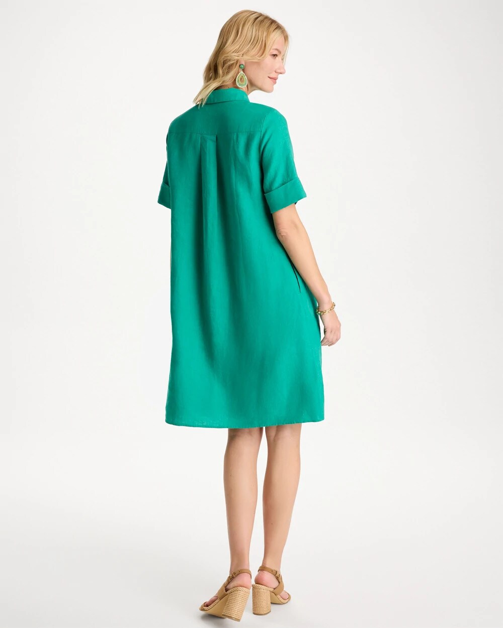 Chico's | Linen Popover Dress
