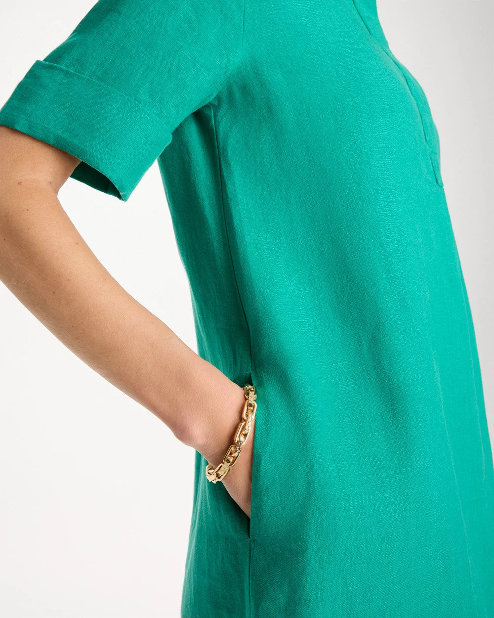 Chico's | Linen Popover Dress