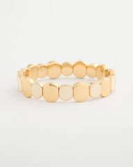 Chico's | White Resin Glam Stretch Bracelet