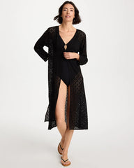Chico's | Long Knit Swim Cover-Up