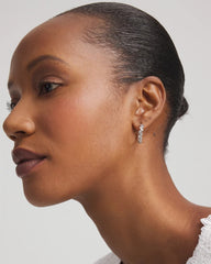 Chico's | No Droop® Silvertone Hoop Earrings