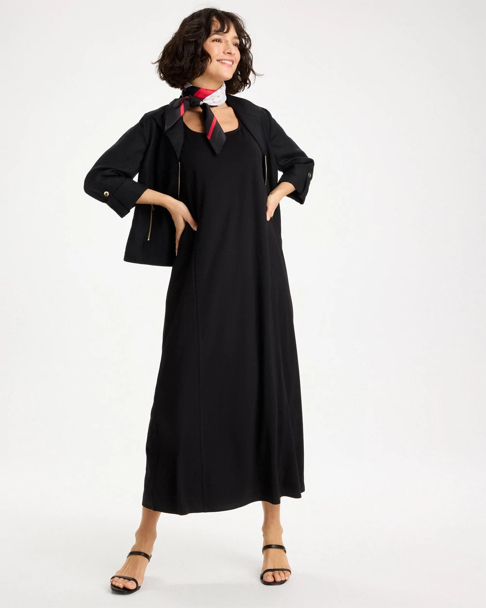 Chico's | Ponte Seamed Maxi Dress