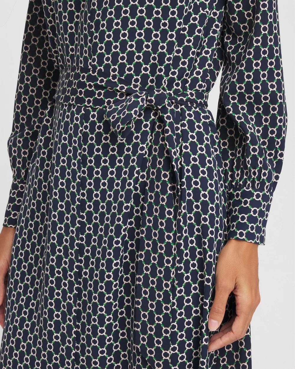 Chico's | Chain Print Maxi Shirtdress