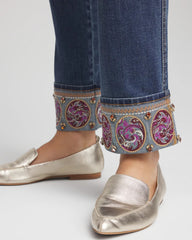 Chico's | Embellished Pull-On Slim Ankle Jeggings