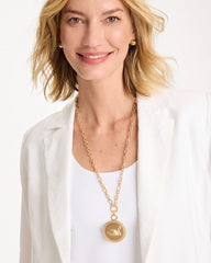 Chico's | Reversible Swan Pendant Necklace